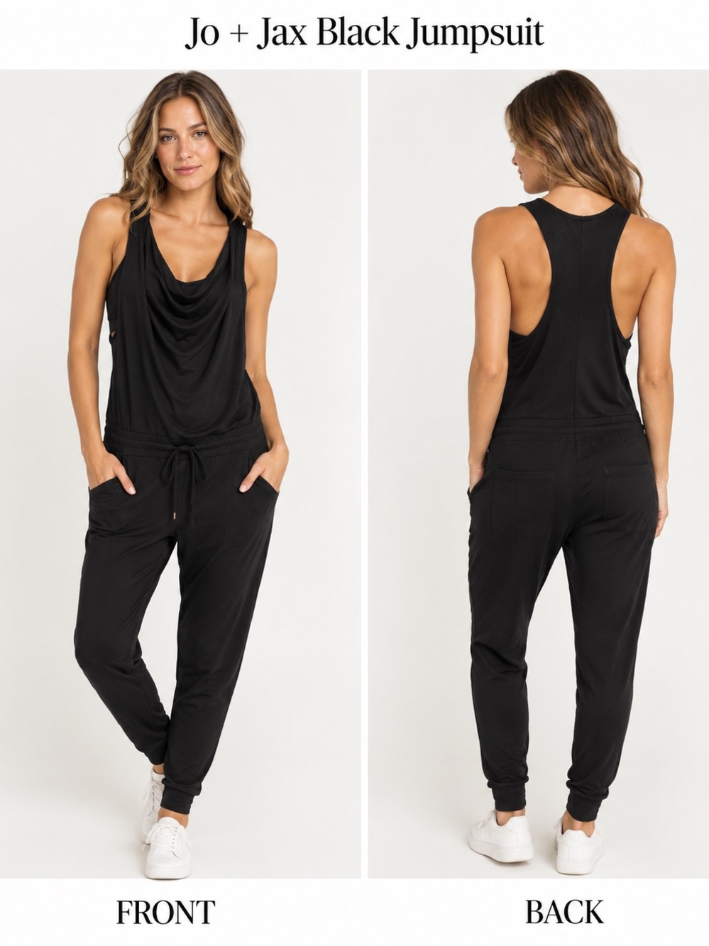Jo + Jax Black Jumpsuit